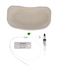 Siliconen Foley-katheterset, 3.3 mm x 55 cm, 1 stuk