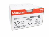 Monosyn Violet 2/0, 70 cm HR22, 1/2 c, taper, 36 stuks (C2022016)
