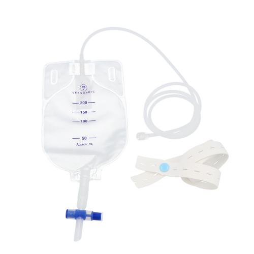 Urinezak 200 ml, Luerlock-aansluiting, 5 stuks