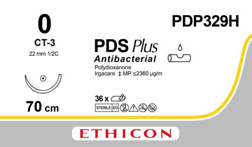 PDS Plus 0, PDP329H, CT-3, 22 mm 1/2C, 70 cm